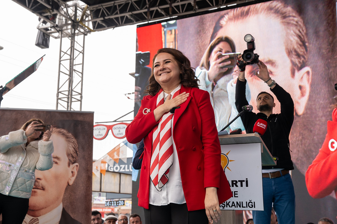 Ergene Belediye Başkan Adayı Müge Yıldız Topak’tan Muhteşem Mitinge Teşekkür